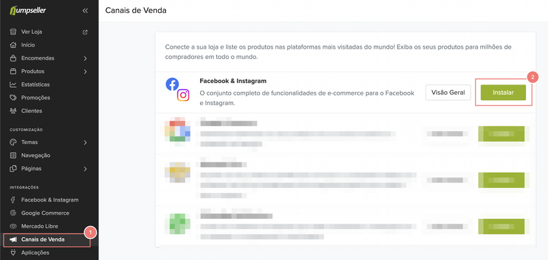 painel administração