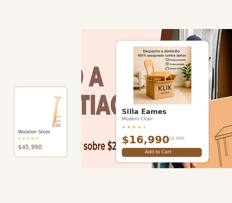 Venda móveis online com sua própria loja Jumpseller