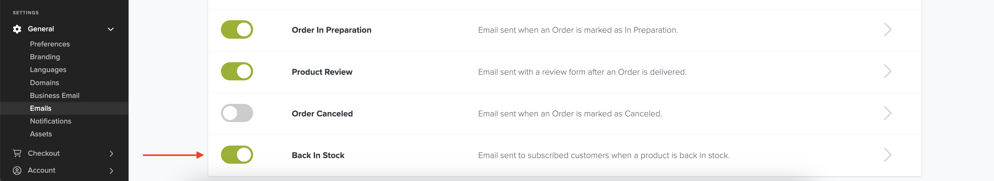Edit email edition