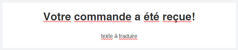 Editor de e-mail - Texto traduzido