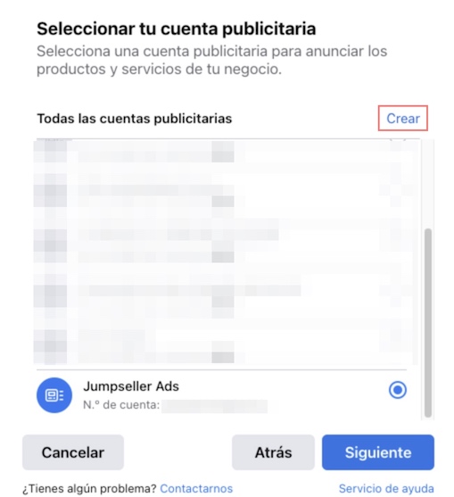 setup facebook account