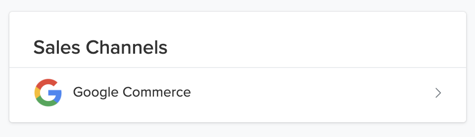 Activate products Google Commerce