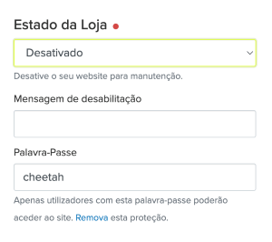 loja desativada