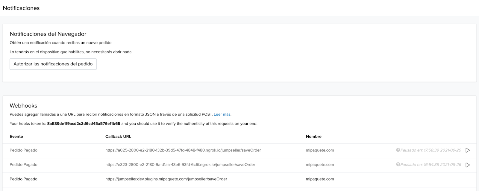 Webhook