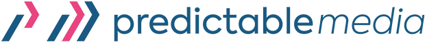 predictable media logo